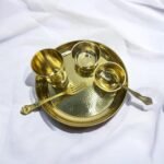 brass dinner set