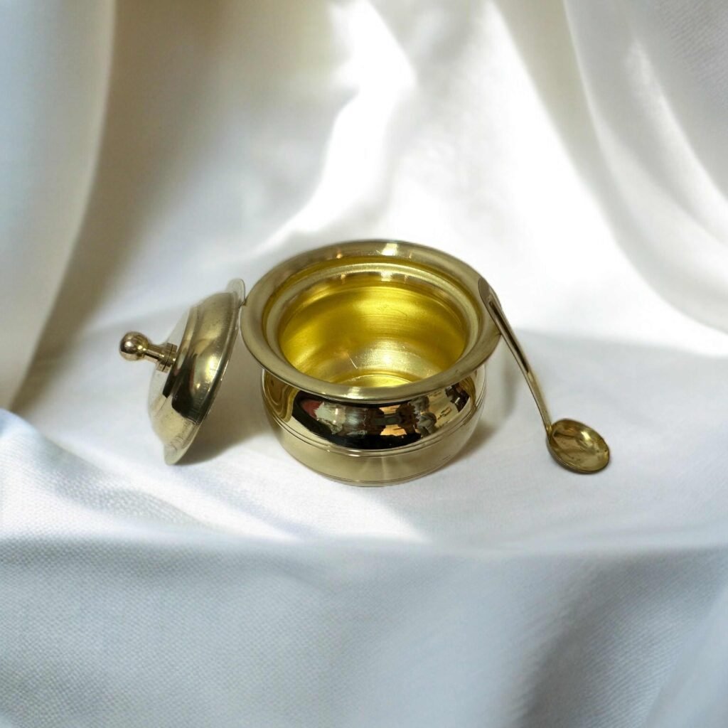 brass ghee pot