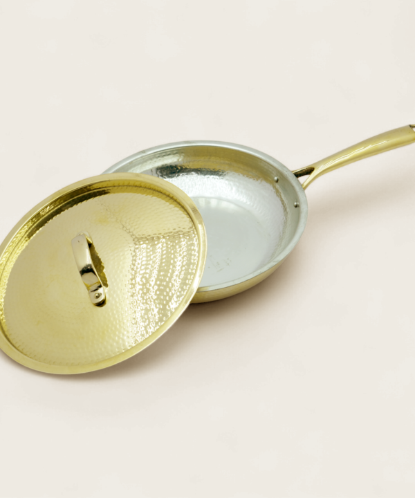 Pure Brass Fry Pan with Kalai