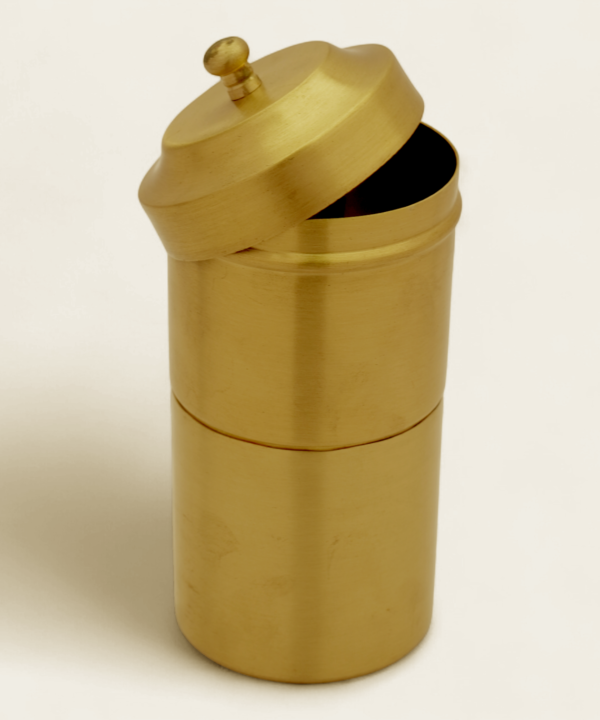 Brass Coffee Filter with Matte Finish